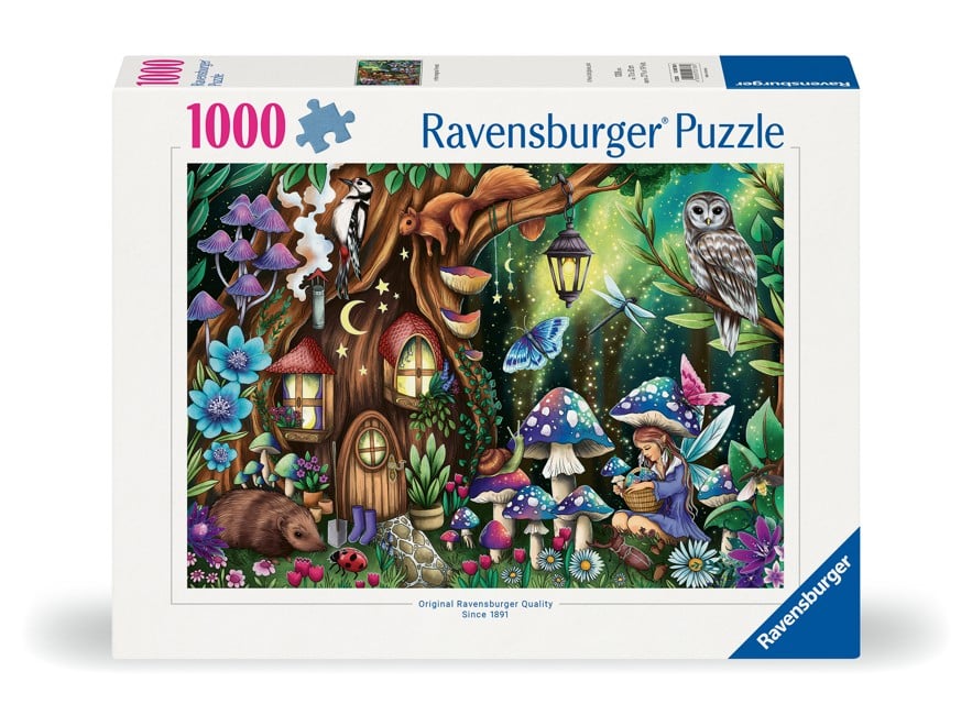 Ravensburger - Puslespil In The Magical Forest 1000 brikker