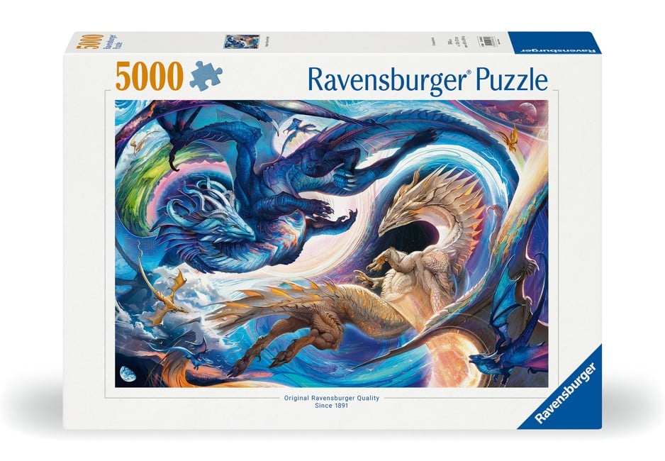 Ravensburger - Puslespil Dragon Day And Night 5000 brikker