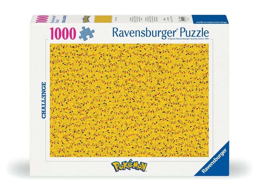 Ravensburger - Puslespil Challenge Pikachu 1000 brikker