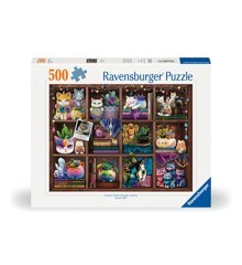 Ravensburger - Puslespil Cubby Cats and Succulents 500 brikker