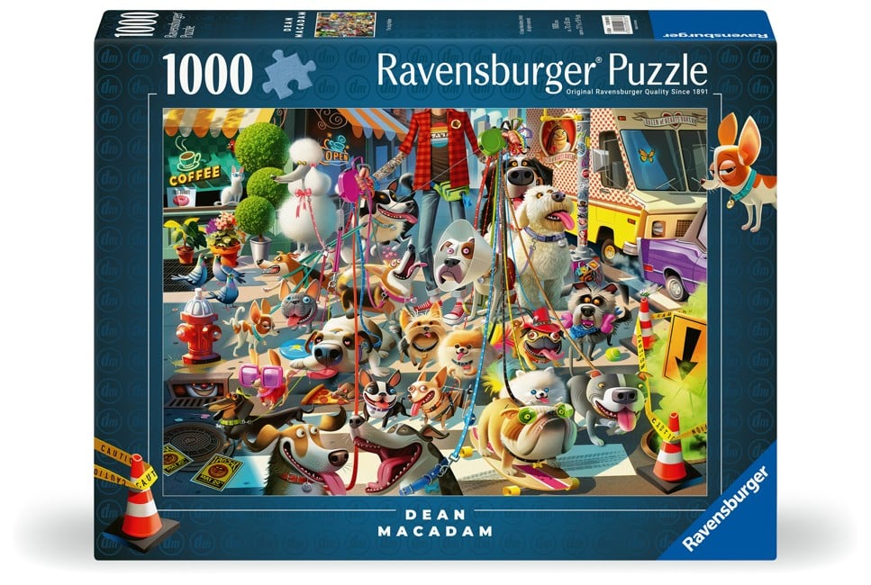 Ravensburger - Puslespil The Dog Walker 1000 brikker