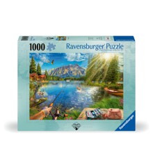 Ravensburger - Puslespil Life At The Lake 1000 brikker