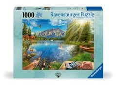 Ravensburger - Puslespil Life At The Lake 1000 brikker