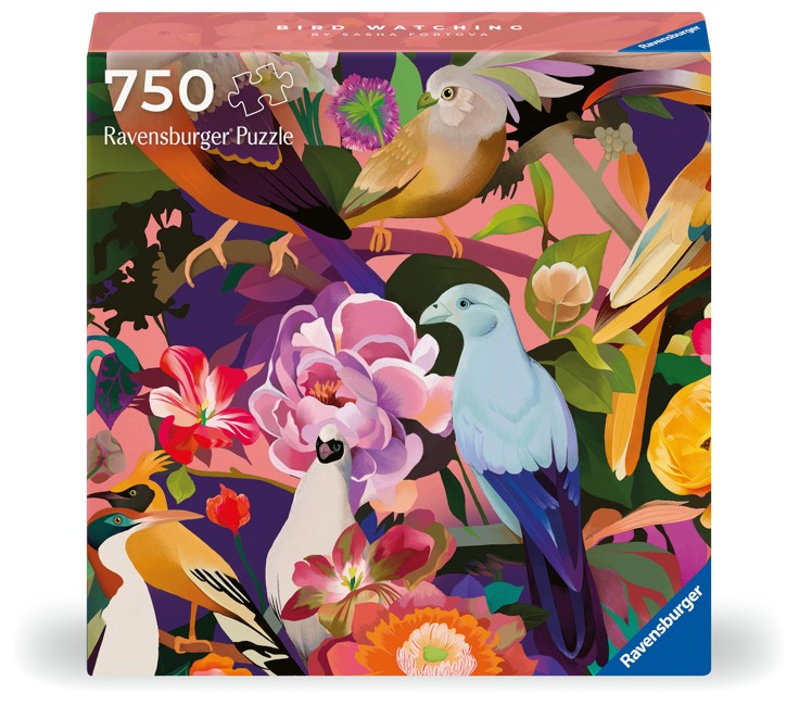 Ravensburger - Puslespil Art&Soul - Bird Watching 750 brikker