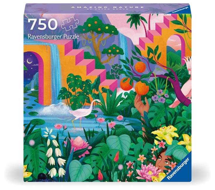 Ravensburger - Puslespil Art&Soul - Amazing Nature 750 brikker