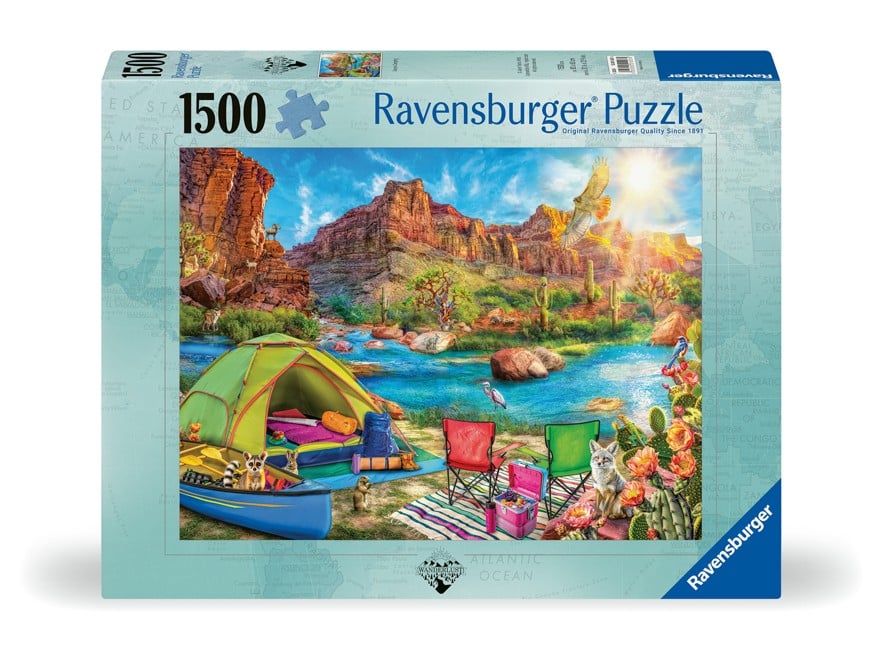 Ravensburger - Puslespil Canyon Camping 1500 brikker