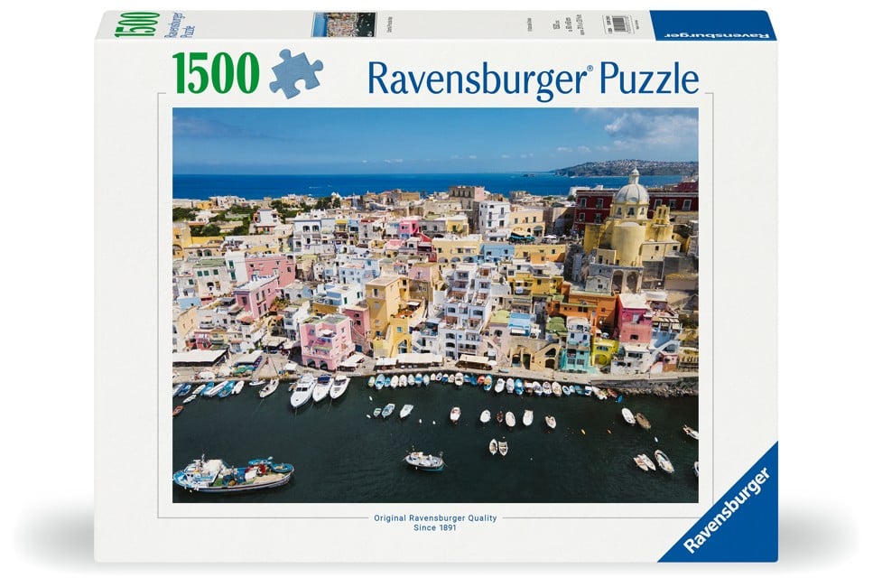 Ravensburger - Puslespil The Colors Of Procida 1500 brikker