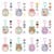 Squishalongs - 2,5 cm Keychain 4 Pack Asst (2420102) thumbnail-1