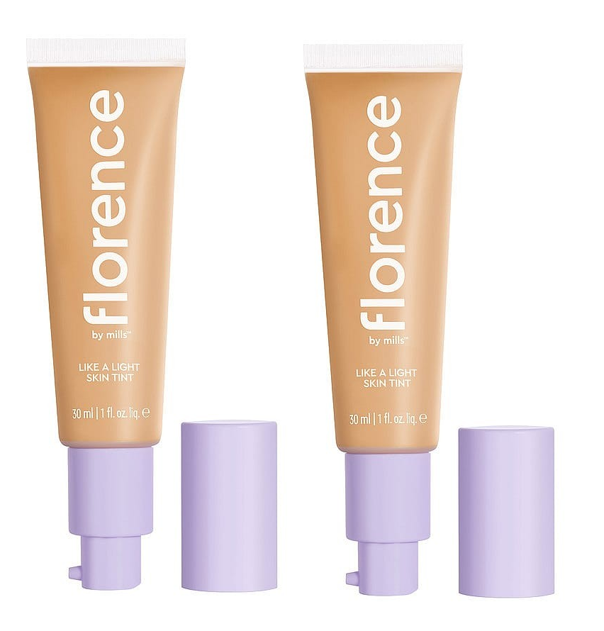 Florence by Mills - 2 x Like A Light Skin Tint Tint MT100 Medium to Tan with Cool and Neutral Undertones - Skjønnhet