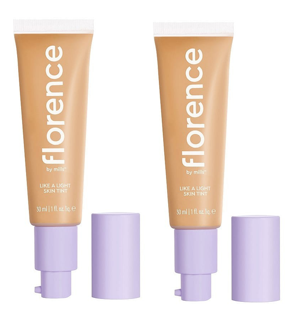 Florence by Mills - 2 x Like A Light Skin Tint Tint MT100 Medium to Tan with Cool and Neutral Undertones