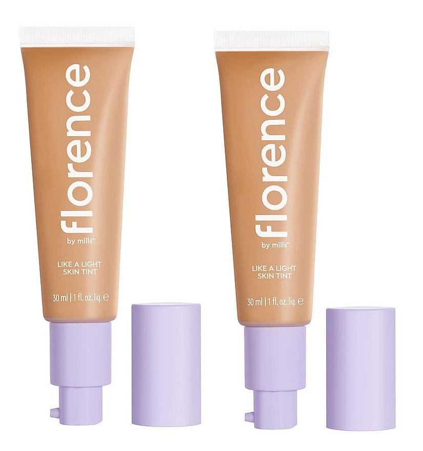 Florence by Mills - 2 x Like A Light Skin Tint T140 Tan with Cool and Neutral Undertones - Skjønnhet
