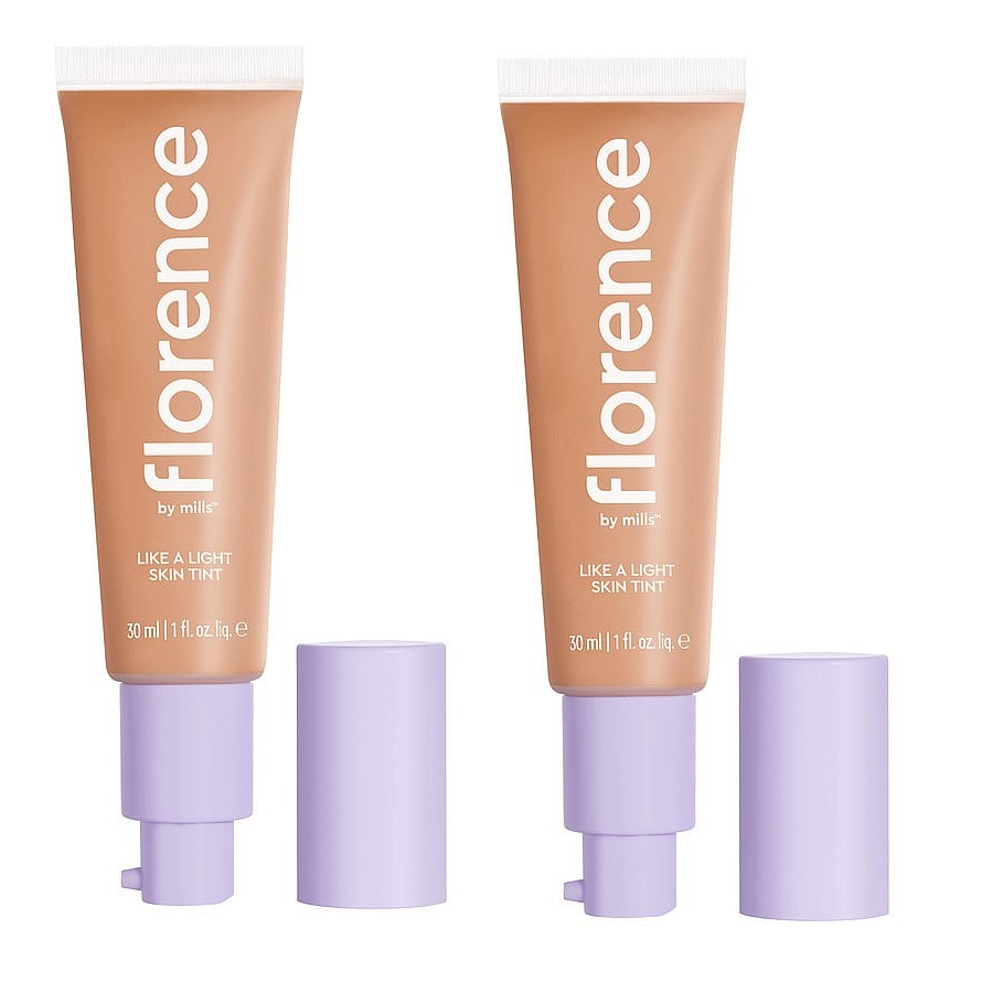 Florence by Mills - 2 x Like A Light Skin Tint T150 Tan With Warm and Neutral Undertones - Skjønnhet
