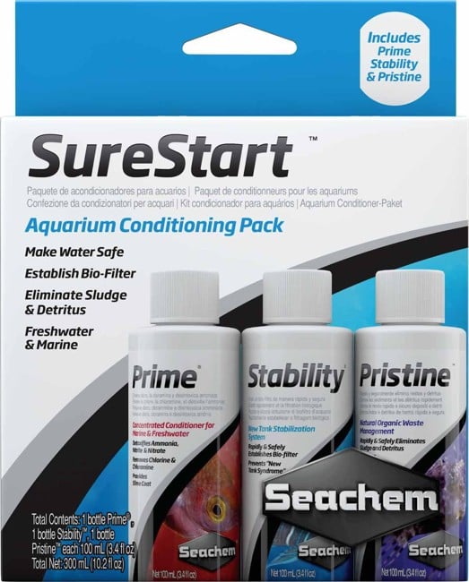 SEACHEM - Sure Start (Prime, Stability, Pristine 100Ml) - (159.0022)