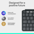 Logitech - Keys-To-Go 2 bärbart trådlöst tangentbord för surfplattor - Nordic thumbnail-9