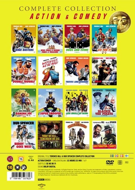 BUD SPENCER & TERENCE HILL  COLLECTION BOX - 16 DVD