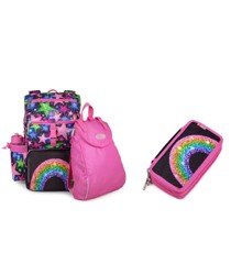 JEVA - Backpack set 2 pcs - Rainbow Glitter