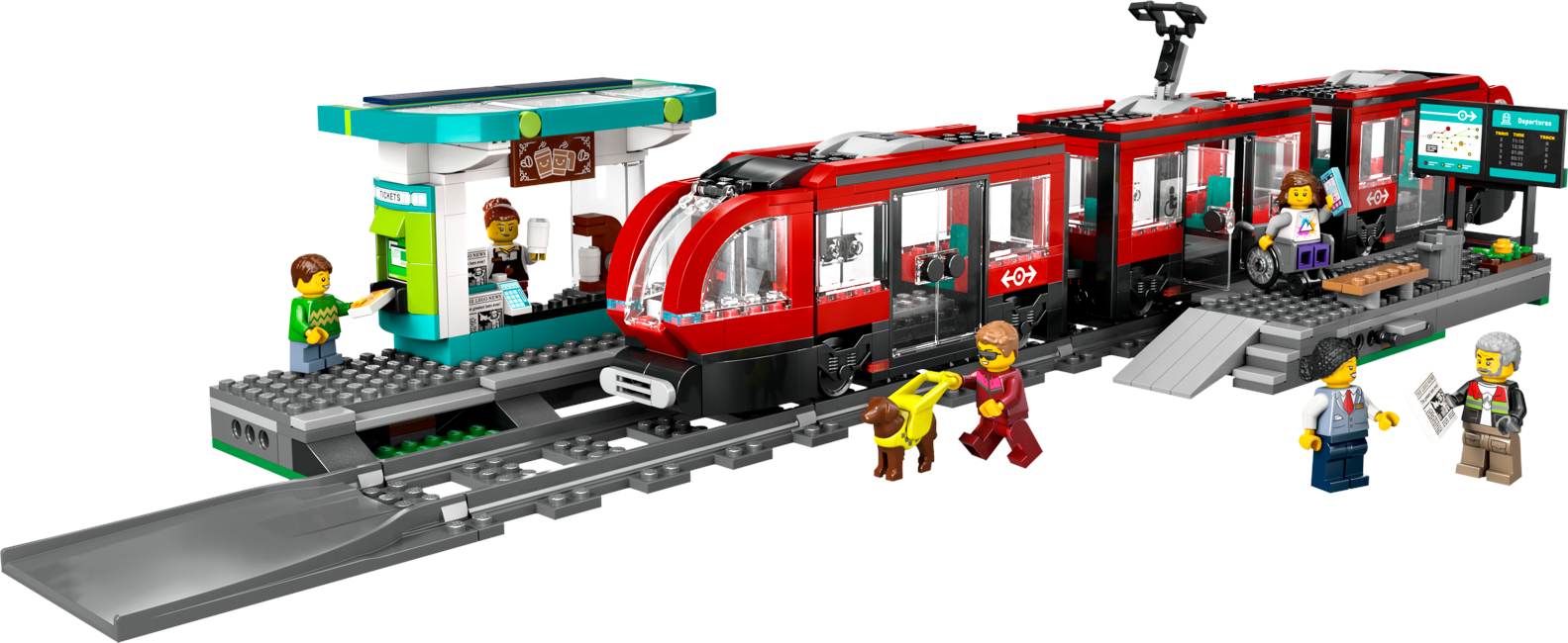 LEGO - LEGO City - Straßenbahn mit Haltestelle (60423)