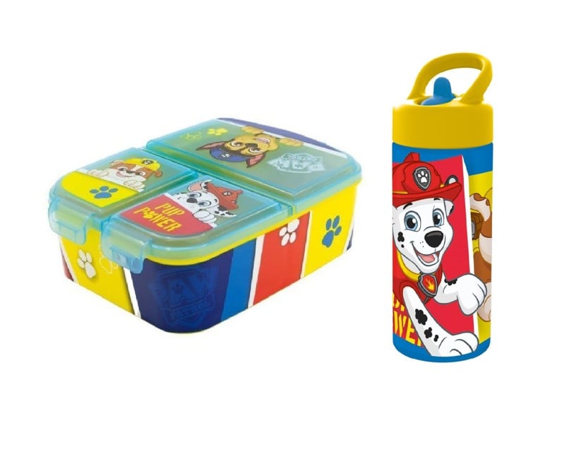 Stor - Lunch Box & Water Bottke- Paw Patrol