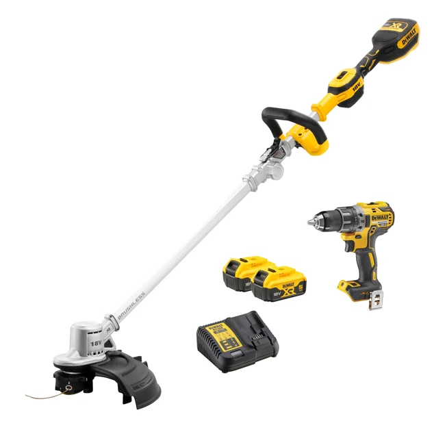 Dewalt 18V  2-PAK DCMST561, DCD791 2X5AH Trimmer and drill