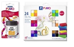 FIMO - Acces Gloss Lacquer 35ml & Soft Set 24x25g Basic