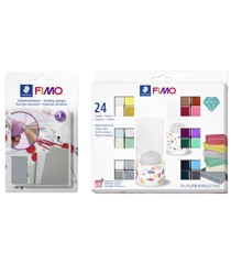 FIMO - Sanding and polishing set & Effect Set 24 Colors