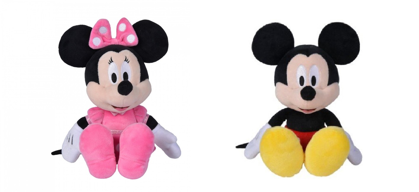 Disney - Minnie & Mickey Mouse Plush (25 cm)