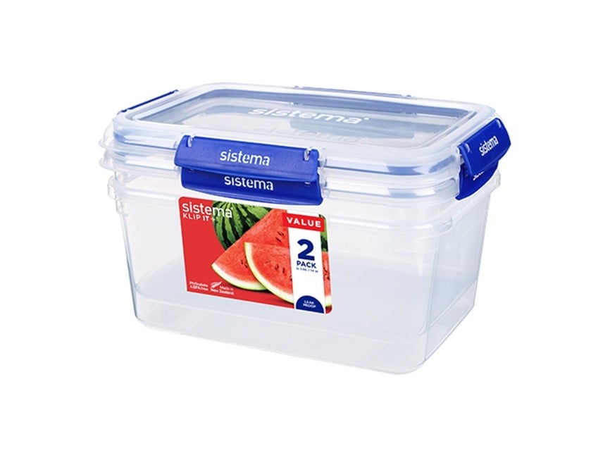 Sistema - Rectangle Klip It Plus  2Pack 3.35L