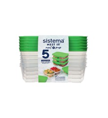 Sistema - Meal Prep 5Pack 870 ml