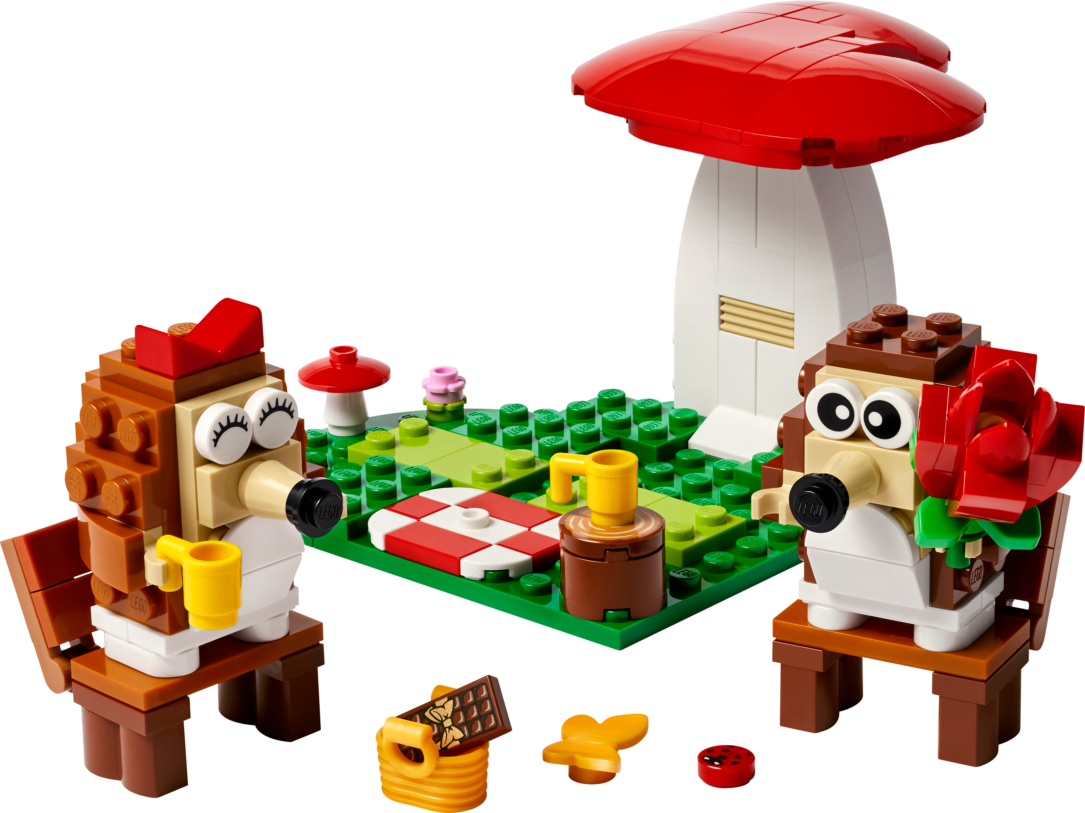 LEGO - LEGO Iconic - Pinnsvin på piknik-date (40711)