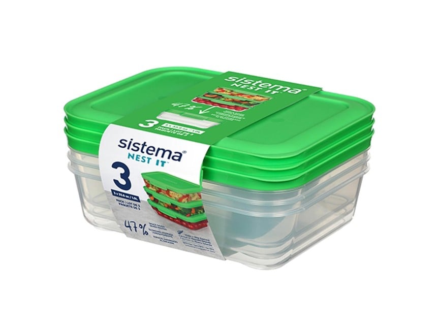 Sistema - Meal Prep 3Pack 1l