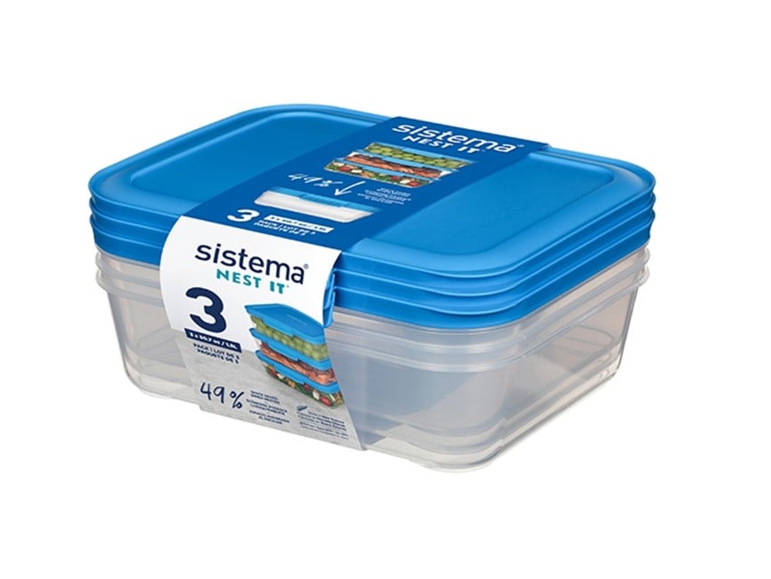 Sistema - Meal Prep 3Pack 1,5l