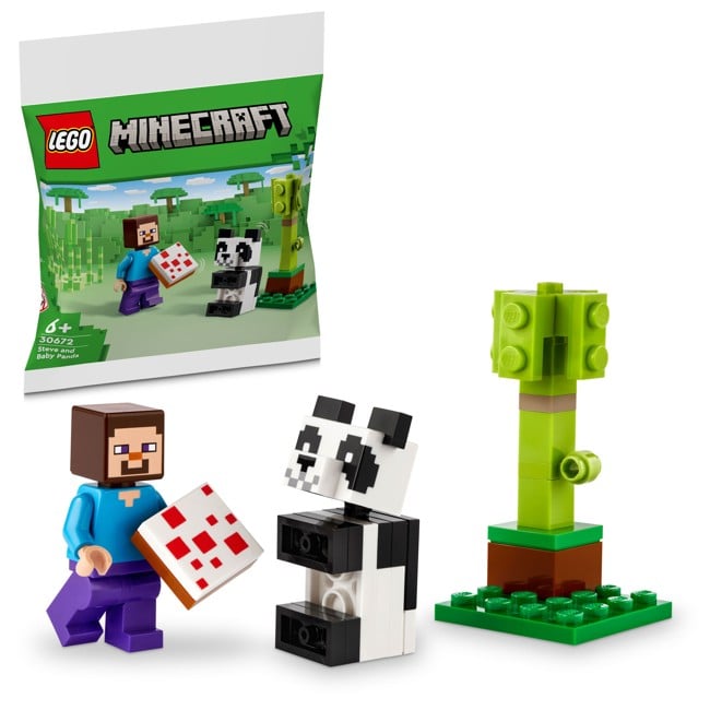 LEGO - Minecraft - Steve and Baby Panda (30672)