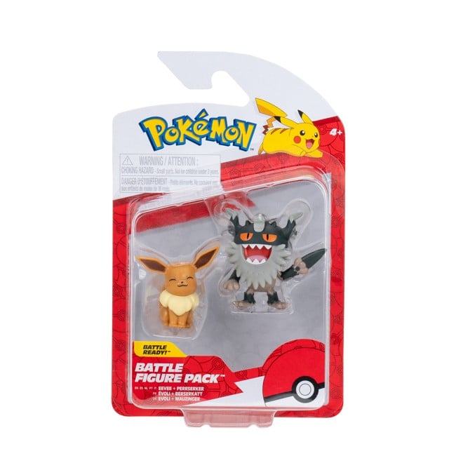 Pokemon - Battle Figure Perrserker and Eevee (PKW3577)