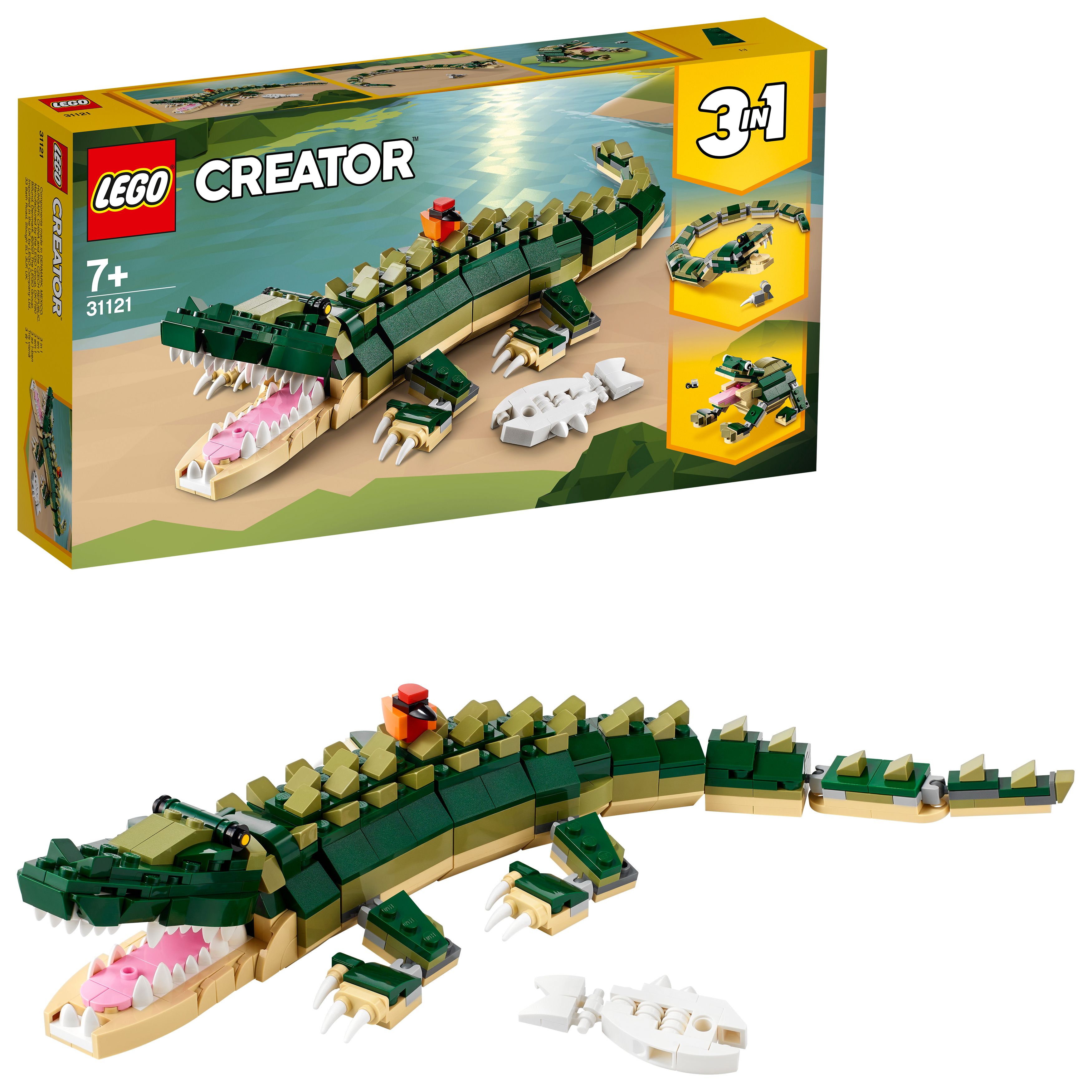 Køb LEGO - LEGO Creator - Krokodille (31121)