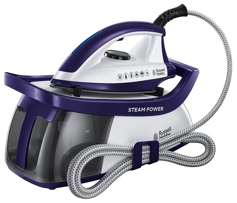 Russell Hobbs - Steam Power Strygejern & Generator - Lilla