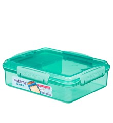 Sistema - Snack Attack Duo Lunch 975ml - Green