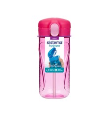 Sistema - Tritan Quick Flip Drikkedunk 520ml Pink