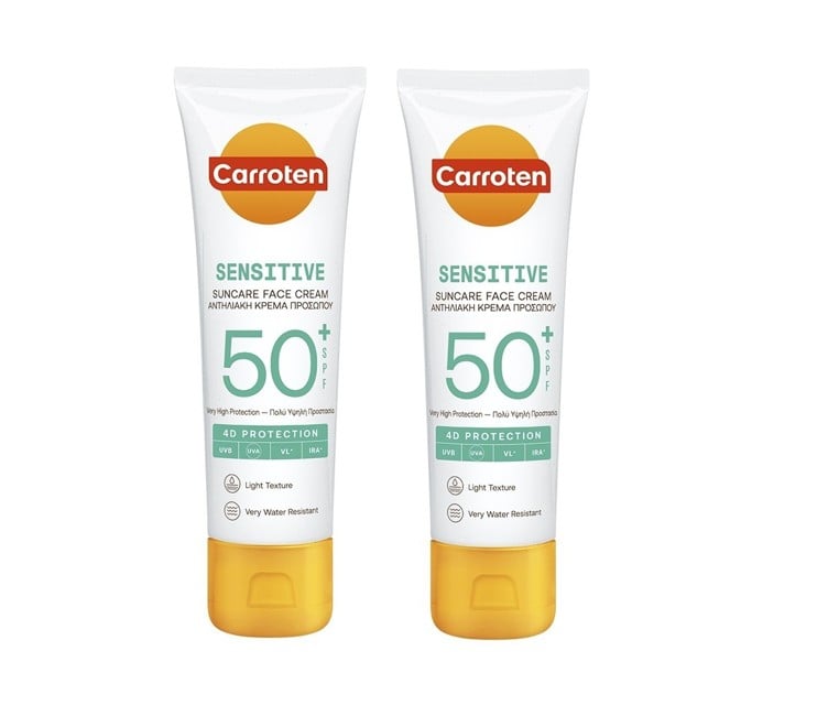 Carroten - 2 x Face Sensicare Cream SPF 50 50 ml - Sonnencreme