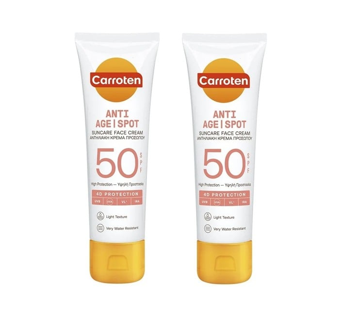 Carroten - 2 x Face Antispot Cream SPF 50 50 ml - Sonnencreme