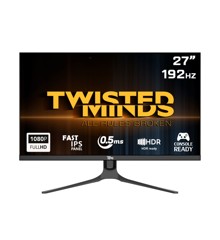 Twisted Minds - 27'' Flat FHD 192Hz Fast IPS 0.5ms HDMI2.1 HDR Gaming Monitor TM27FHD192IPS