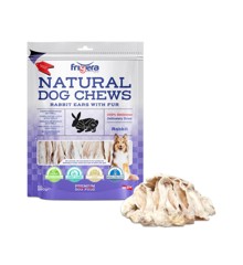 Frigera - Natural Dog Chews Kaninører med pels 250g