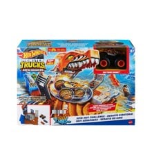 Hot Wheels - Monster Trucks Arena Smashers Tiger Shark Spin-Out Challenge (HNB93)