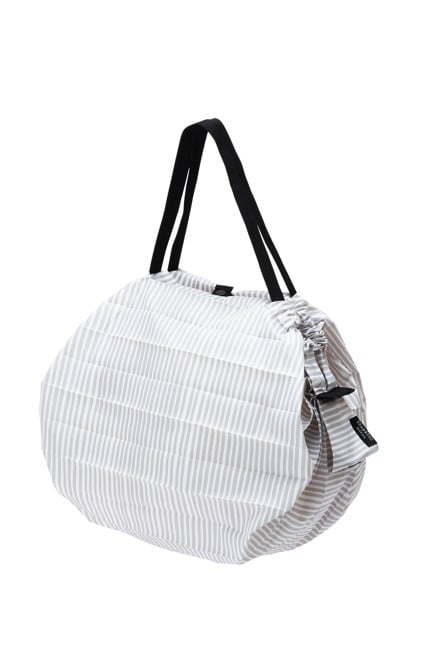 Shupatto - Medium Foldable Shopping Bag Sen - Stripes