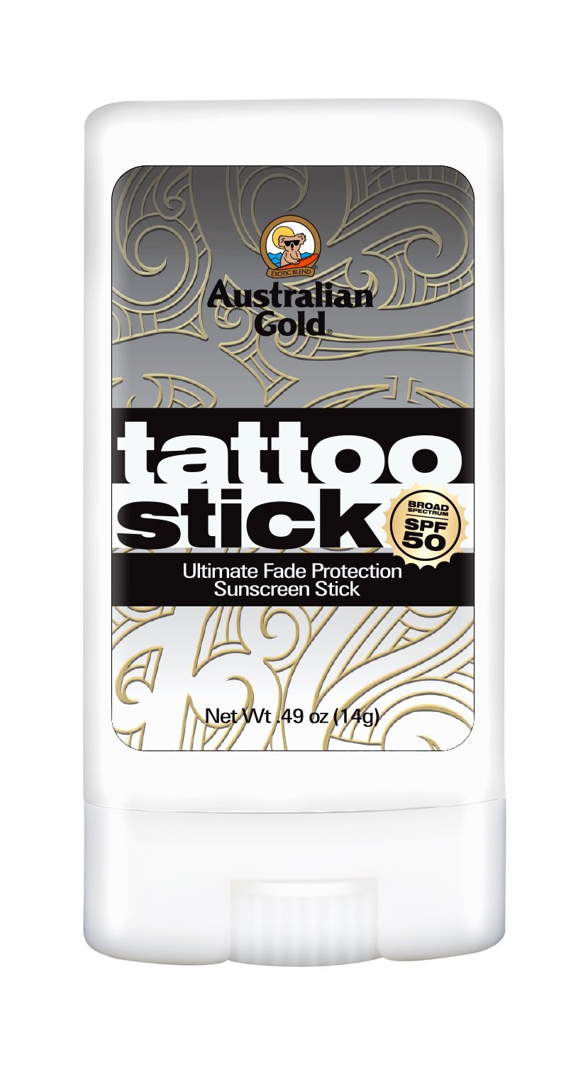 Australian Gold - Sunscreen Stick for Tatoos SPF 50 14 g - Skjønnhet