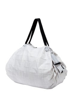 Shupatto - Large Foldable Shopping Bag Sen - Stripes