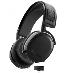 SteelSeries - Arctis 7+ Wireless 7.1 Surround Sound Gaming Headset - Black