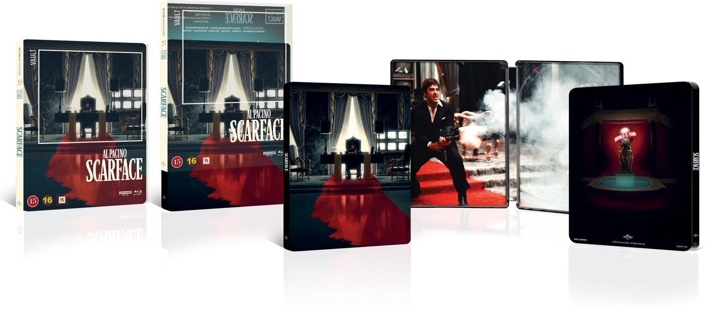 SCARFACE VAULT STEELBOOK (2-DISC LTD EDIT)