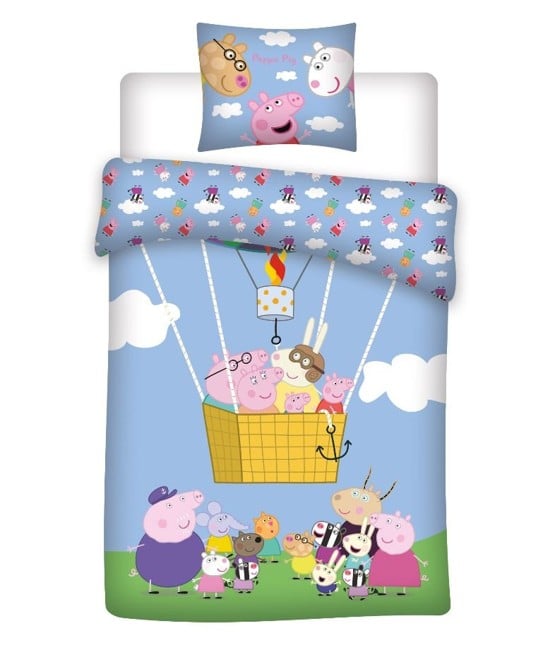 Bed Linen - Junior Size 100x140 cm - Peppa Pig