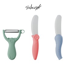 Sobczyk junior - Children's knife and peeler set - 3 pcs