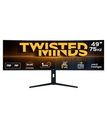 Twisted Minds - 49" 5K/2k 75HZ Curved IPS panel Gaming Monitor TM492K75IPS